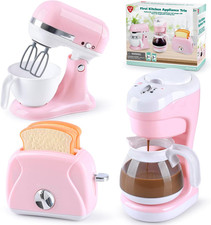Kitchen Appliances Toys, Kids Kitchen Accessories Set, Pretend Kitchen Toys for
