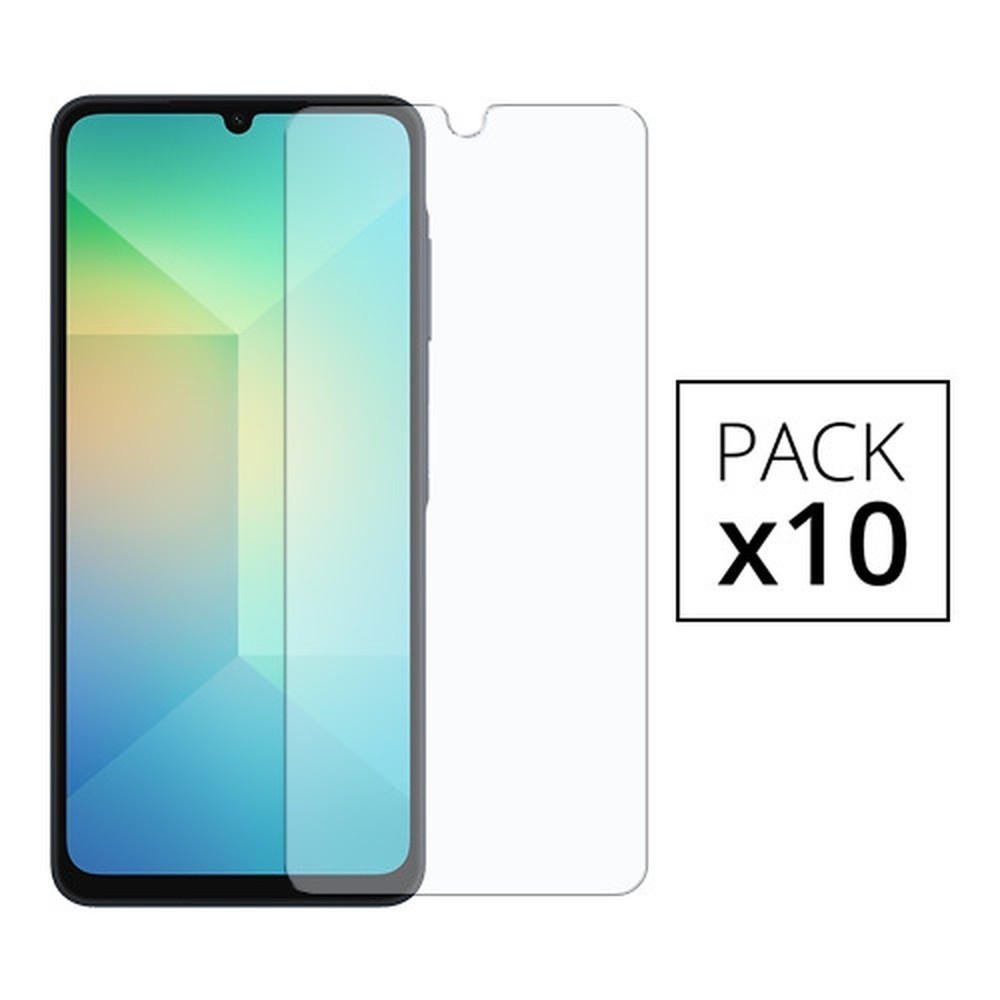 Verres trempés Galaxy A06 pack de 10 protections écran anti rayure 9H