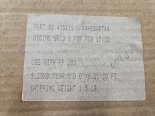 HOBART DICER PLATE 1 435119 FOR MODEL# FP200