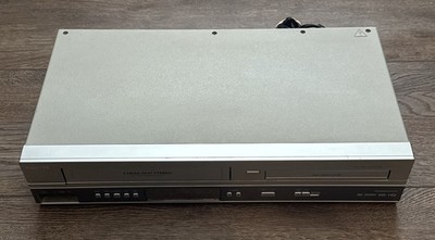 Philips DVP3150V/37 DVD Player VHS Recorder 4-Head VCR Combo (Tested & Works)