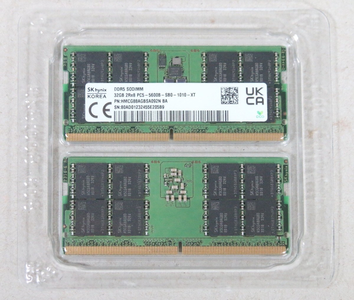 SK HYNIX 64GB RAM KIT (2x32GB) DDR5 5600MHz PC5 SODIMM