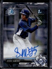 Jesus Sanchez Bowman Chrome 2017 Auto