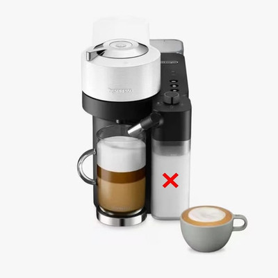 DeLonghi Nespresso Kaffeemaschine Vertuo Lattissima Weiß. Kein Aufschäumer. GRATIS PODS