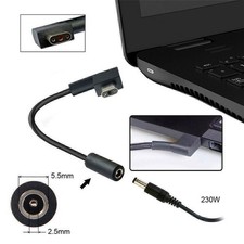 DC 5.5 2.5mm Female to 3Pin Plug Adapter Converter Laptop Power Cable for Razer