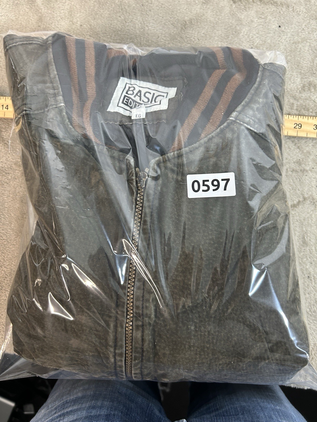 Vintage Basic Editions Leather Bomber Jacket XL T… - image 12