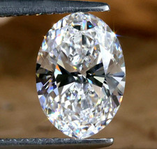 Loose CVD Lab-Grown Diamond 6 x 8 mm Oval - D Color - Clarity IF Certified D1