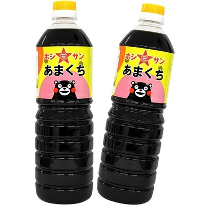 Kyushu soy sauce ''sweet soy sauce'' 1L x 2 Pieces (high-quality sashimi soy sauce