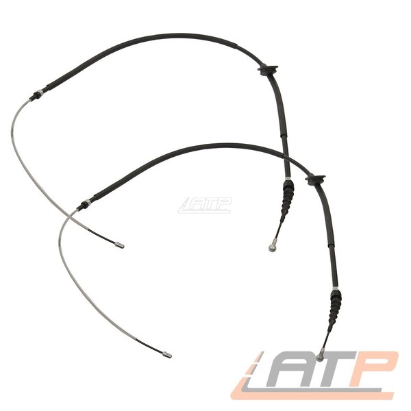 2X Handbremsseil Links + Rechts Hinten FÜR VW NEW Beetle 9C RSI 3.2-image