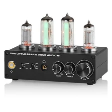 HiFi Tube Phono Preamp for Turntable Stereo Valve Preamp Magic 6E2 Headphone Amp