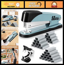 Heavy Duty Stapler with 2000 Staples Remover, 50 Sheet Capacity, No Jam, Non-S
