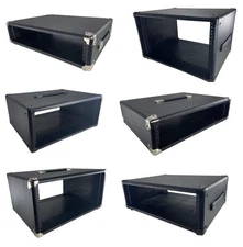 USA Made PROCRAFT 16" Deep Rack Case in Black Tolex Wrap - w/ Rack Screws