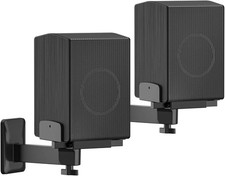 Speaker Wall Mounts for Samsung HW-Q Speakers - Adjustable Dual Side Clamp Swa-9