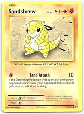 Sandshrew 54/108 Common Evolutions Pokemon Near Mint