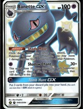 Banette GX Shiny Holo Rare Hidden Fates Shiny Vault SV61/SV94 Psychic Pokemon Ca on eBay