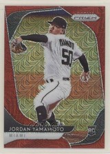 2020 Panini Prizm Tier II Red Mojo 134/149 Jordan Yamamoto #116 Rookie RC 0ad