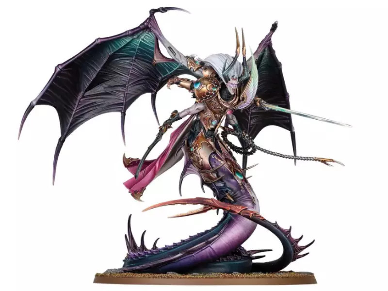 Fulgrim Primarque Démon de Slaanesh statuette de collection Warhammer 40000 - 2