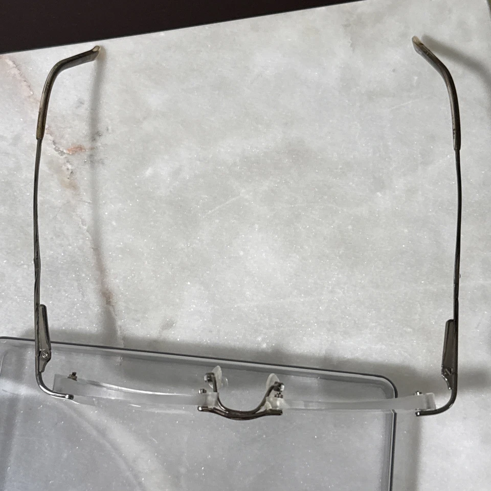 Revlon Women’s Gold Brown Eyeglasses Frame RV512 Rimless Oval 49-16-135. - Image 3 of 4