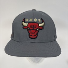 New Era Chicago Bulls 9Fifty NBA20 City Alt Gray Snapback Adjustable Hat Cap