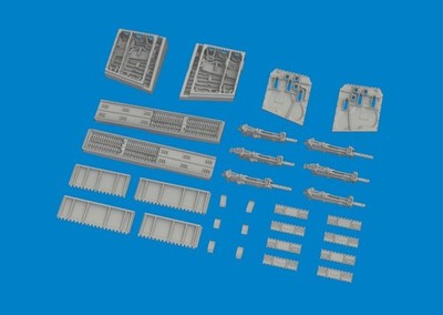 P-40E gun bays PRINT  EDUARD / 1:48 - Eduard 6481075