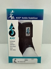 Med Spec 264014 Medium Size ASO Ankle Stabilizer - Black