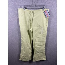 NWT Cherokee Workwear Scrub Flare Bottom Like Green 4101P Style Size Petite L