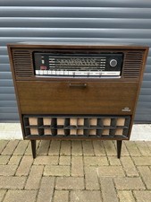 1970's Retro Grundig Stereogram Radio record player Stereo Console Combo 7/GB