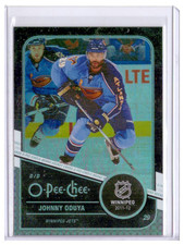 Johnny Oduya 2011-12 O-Pee-Chee Black Rainbow Parallel Card #475 /100