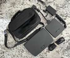 Vintage AST 280M Laptop Computer  w/Case, Charger, CD Drive, AOL 9.0 RARE!