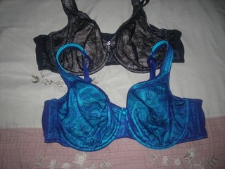Lot of 2 CACIQUE “Modern Lace” 44C Unlined Full Coverage Bras