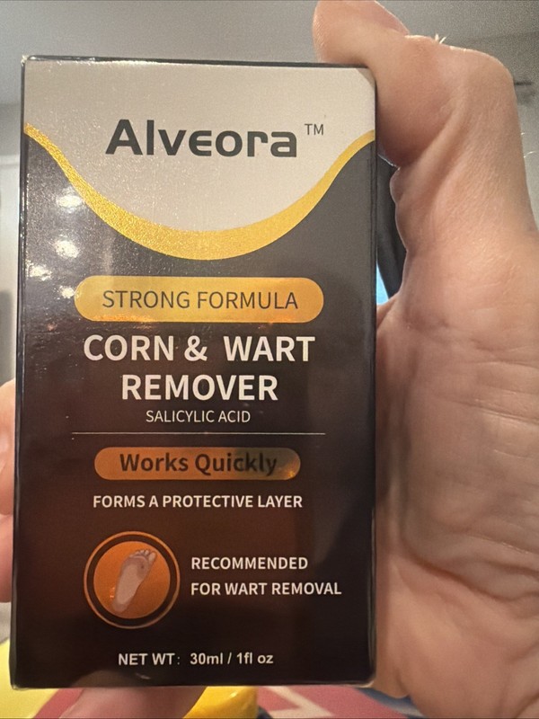 Alveora Strong Formula Corn And Wart Remover. Salicylic Acid. 1oz