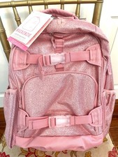Pottery barn school NEW LARGE Backpack princess glitter Barbie Travel girl 1