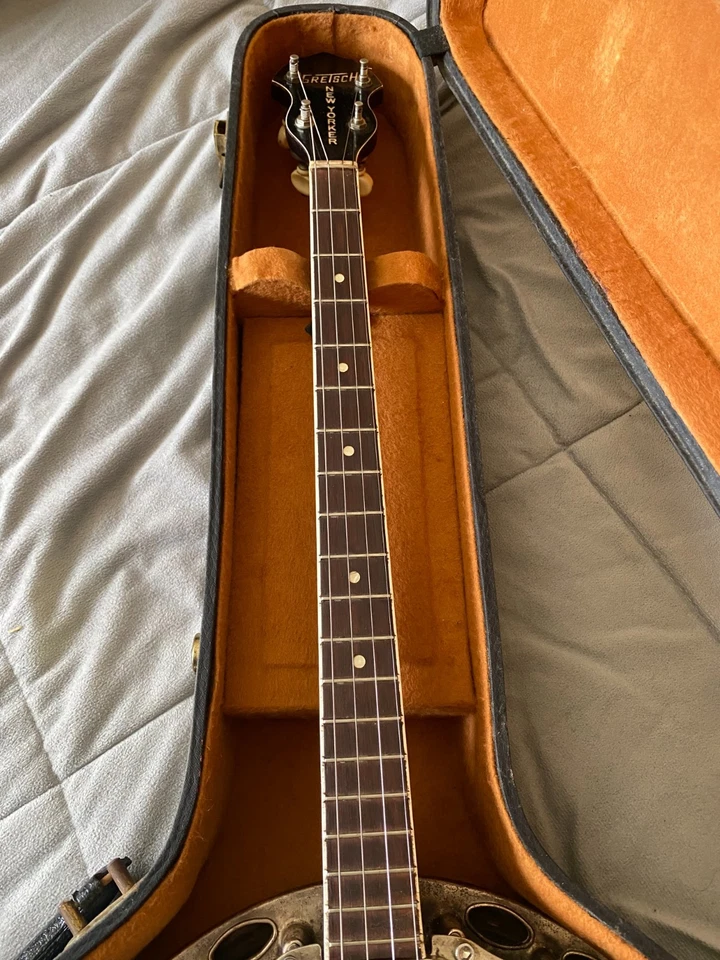 Vintage Gretsch New Yorker Tenor Banjo for repair - Image 4 of 4