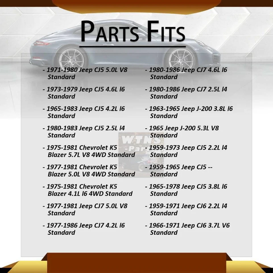GMB 后轴所有接头通用接头适用于福特野马 1991 - 1991 — 第 2/4 张图片