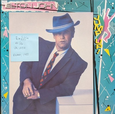 Elton John Jump Up Vinyl Record EX/VG+ HISPD 127 1982