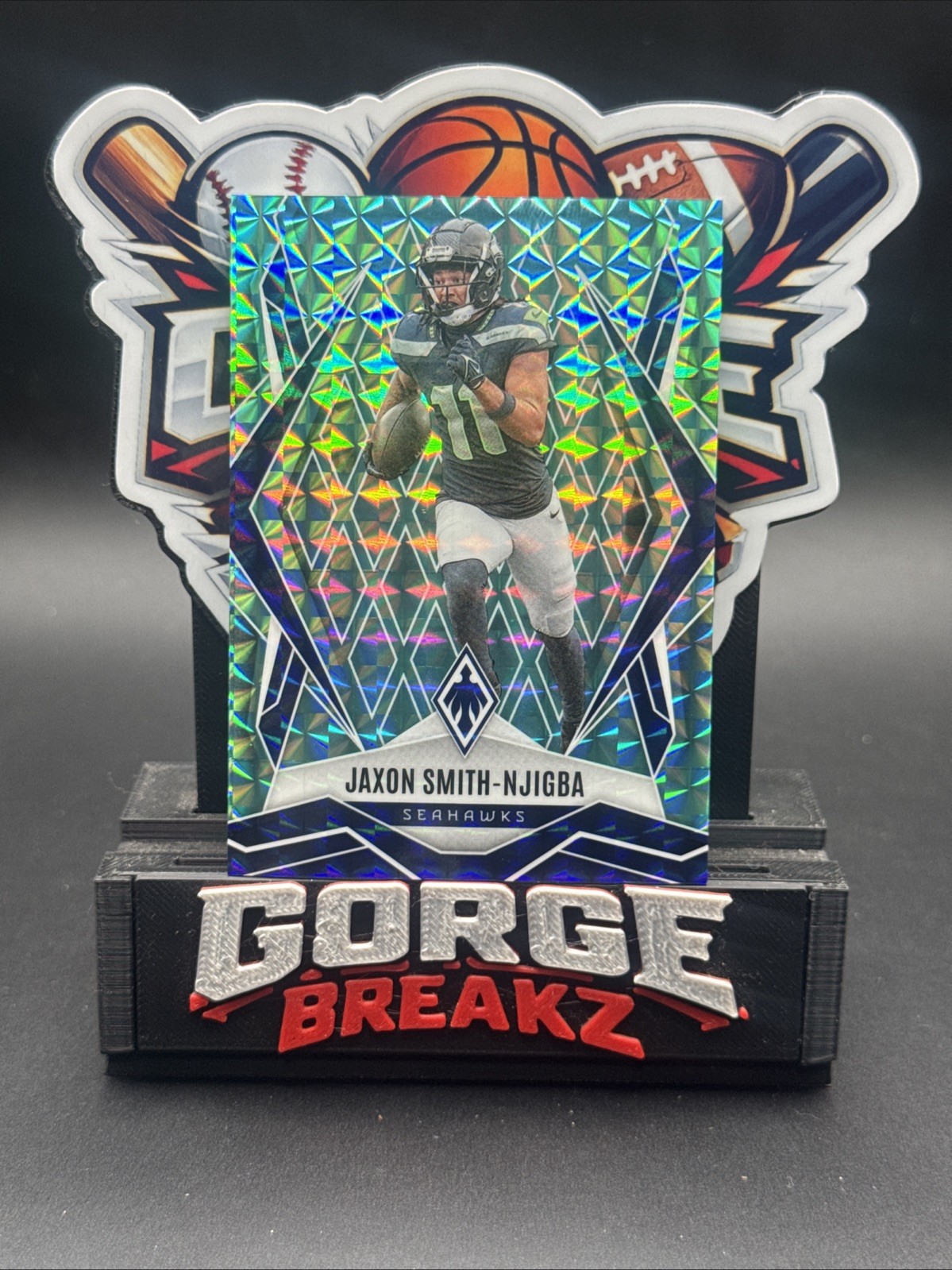2025 Panini Phoenix - Jaxon Smith-Njigba #69 Teal Pyramids /225
