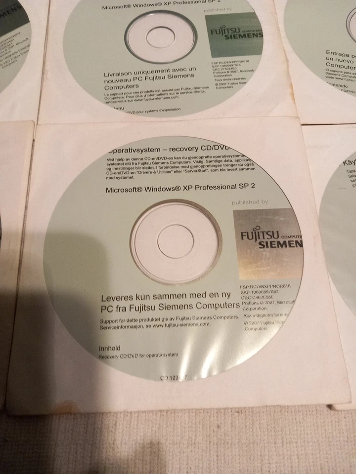 Installation CD WINDOW XP Professionel SP2 - Bild 2 von 4