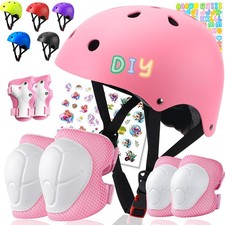 Comforhous Color Gradient Kids Bike Helmet Small: 20.1"-21.2"/51-54cm, Pink-2