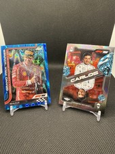 ‘25 Topps Chrome F1 Carlos Sainz Aus GP Winner Blue Refractor /150 Ace Of Trades