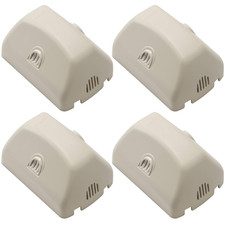 Outlet Cover/Cord Shortner, White, 4PK