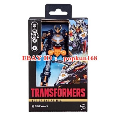 New Transformers Sideways Age Of The Primes Hasbro Deluxe Action Figure Kids Toy
