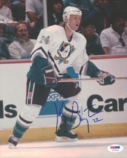 Ken Baumgartner Autographed Signed 8x10 Photo Anaheim Ducks PSA/DNA #U96048