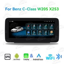10,25'' 64GB Autoradio GPS Wifi Carplay F&uuml;r Mercedes Benz C Klasse W205 GLC X253