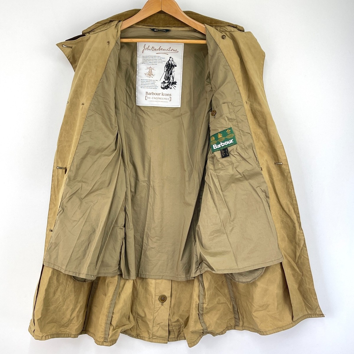 Barbour Icons Re-Engineered Haydon Jacket Womens Brown Long