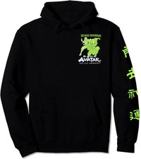 Avatar: The Last Airbender Aang Pullover Hoodie, Black