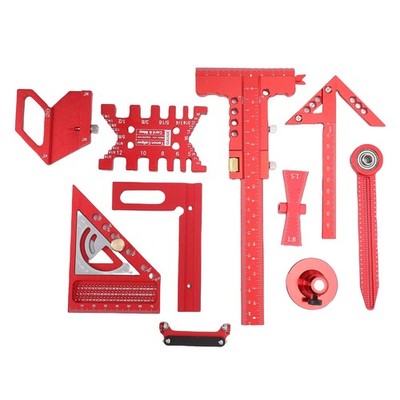 Woodworking Measurement Tool Kit With Storage Box Project Layout Tools Set SET