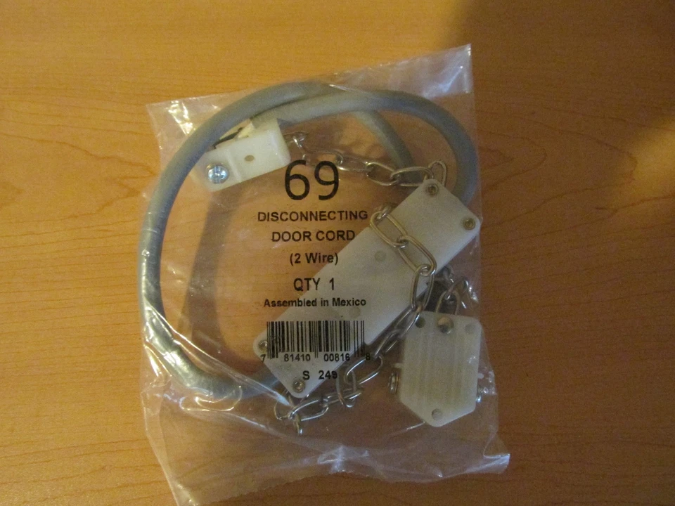 Ademco Honeywell Potter Amseco 69 QDC-2 Disconnecting Door Cord Alarm Switch