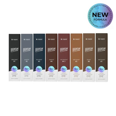BRONSUN Gel Tönung | Augenbrauenfarbe | Hybridtönung | Bronsun Brow Dye | NEUE FORMEL
