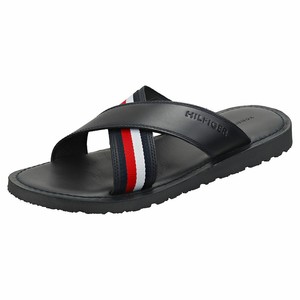 tommy hilfiger leather slippers