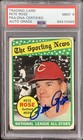 Pete Rose Signed 1969 Topps #424 Baseball Card Reds PSA/DNA Autograph Mint 9