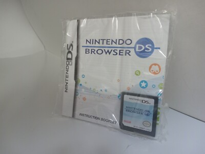 New never used NINTENDO DS BROWSER Cartridge & Manual only EXPANION REQUIRED
